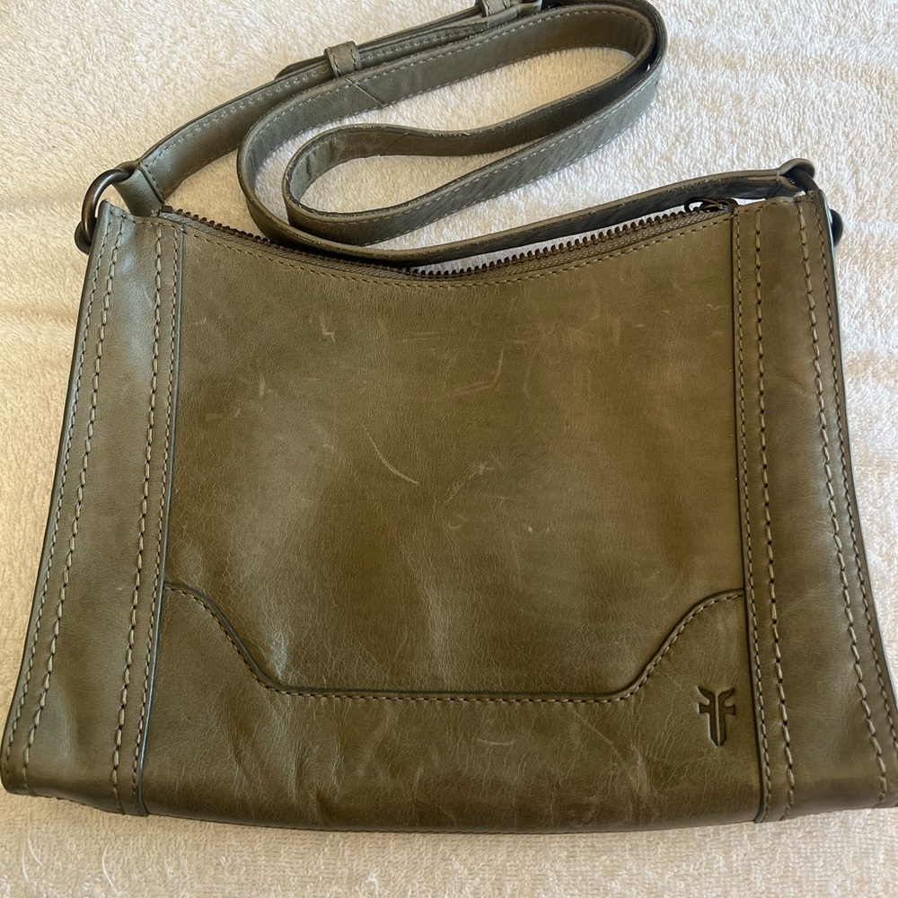 Frye Sage Leather Crossbody Bag